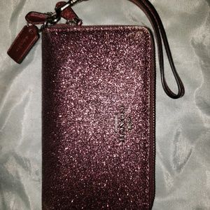 Coach double zip wallet - NWOT